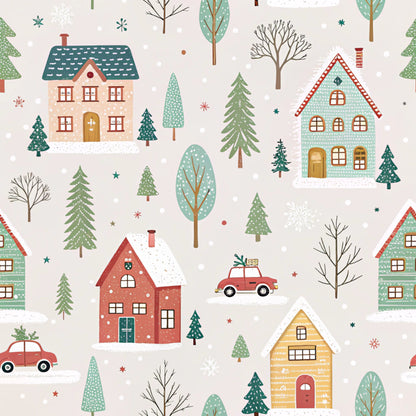 Dear Santa Pattern 18 Quilting Cotton Fabric