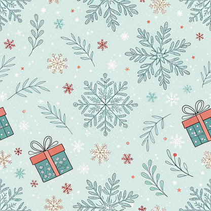 Dear Santa Pattern 19 Quilting Cotton Fabric
