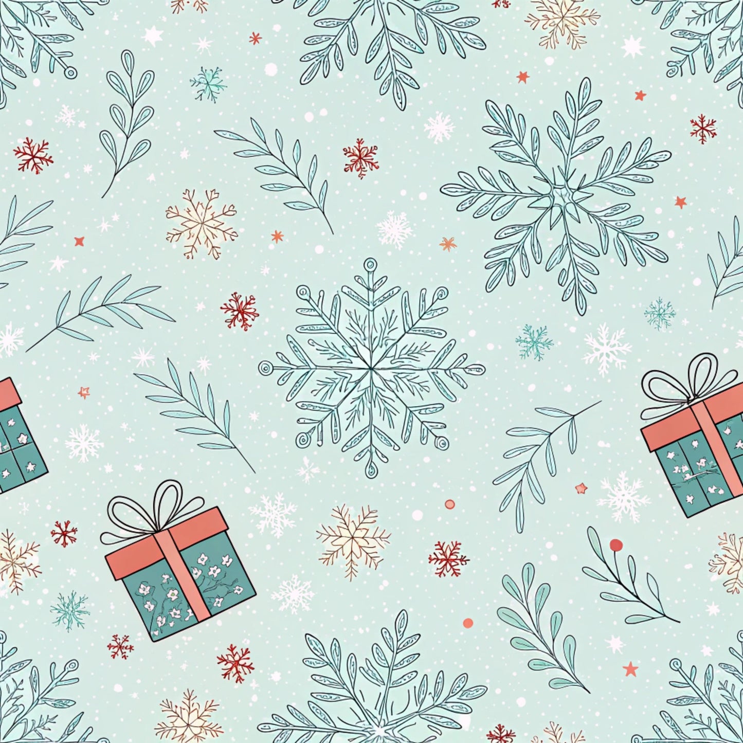 Dear Santa Pattern 19 Quilting Cotton Fabric