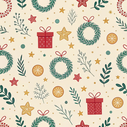 Dear Santa Pattern 22 Quilting Cotton Fabric