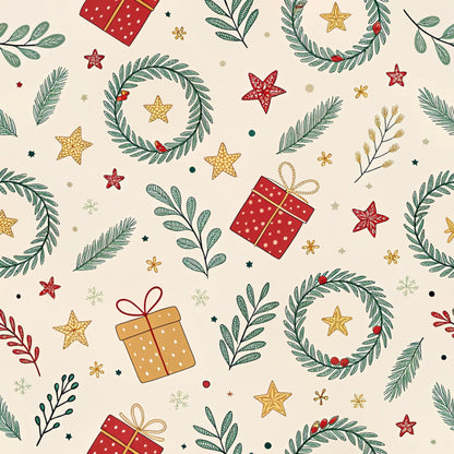 Dear Santa Pattern 23 Quilting Cotton Fabric