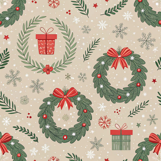 Dear Santa Pattern 28 Quilting Cotton Fabric