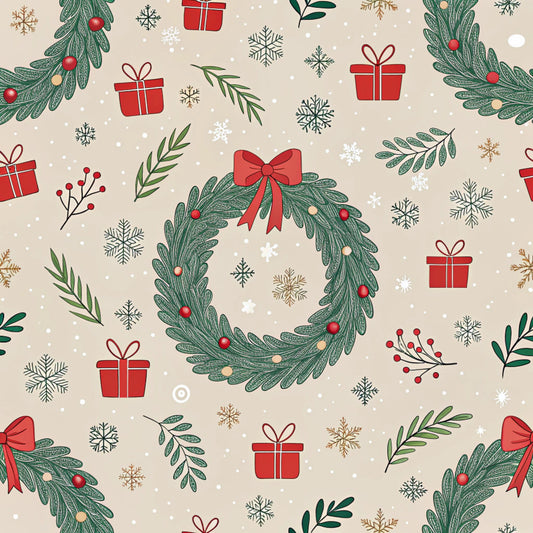Dear Santa Pattern 29 Quilting Cotton Fabric