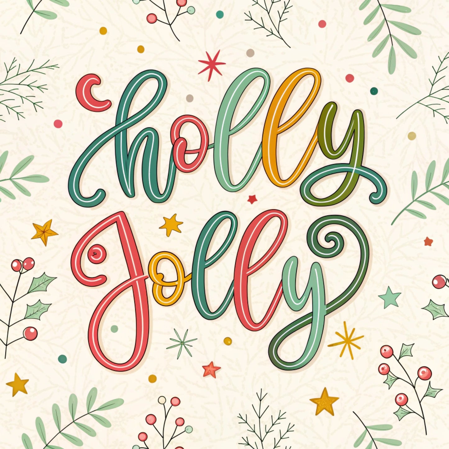 Dear Santa Pattern 7 Quilting Cotton Fabric