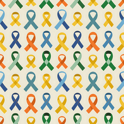 Down Syndrome Awareness Pattern 20 Quilting Cotton Fabric