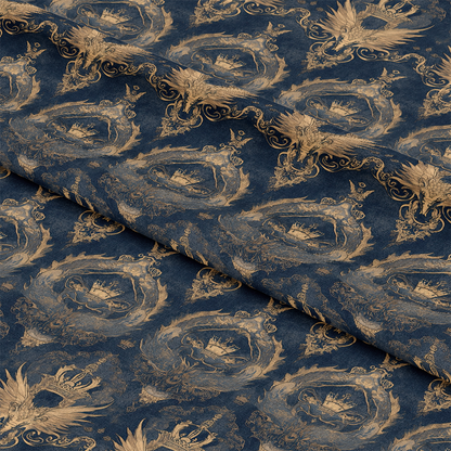 Draconian Royale Pattern 10 Quilting Cotton Fabric