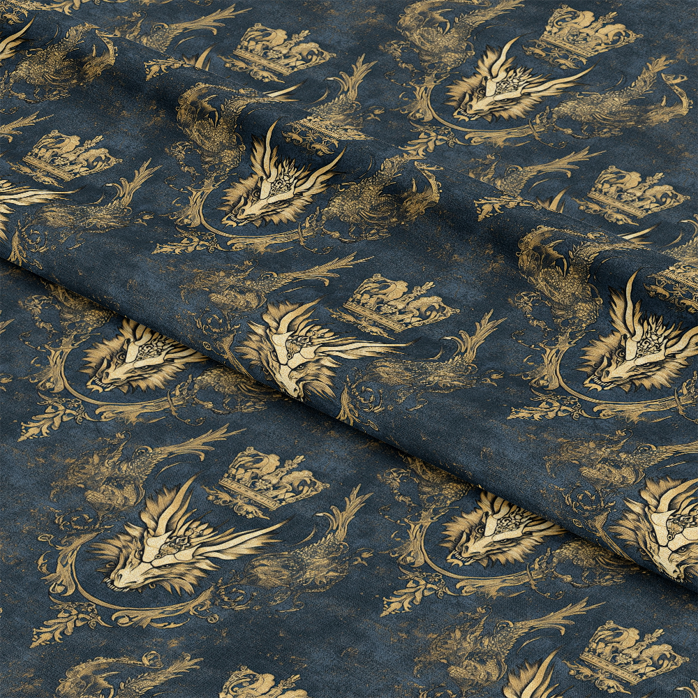 Draconian Royale Pattern 12 Quilting Cotton Fabric
