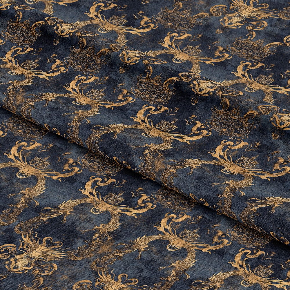 Draconian Royale Pattern 13 Quilting Cotton Fabric