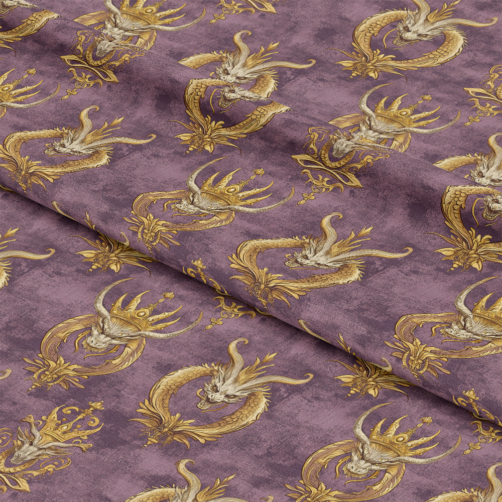 Draconian Royale Pattern 15 Quilting Cotton Fabric