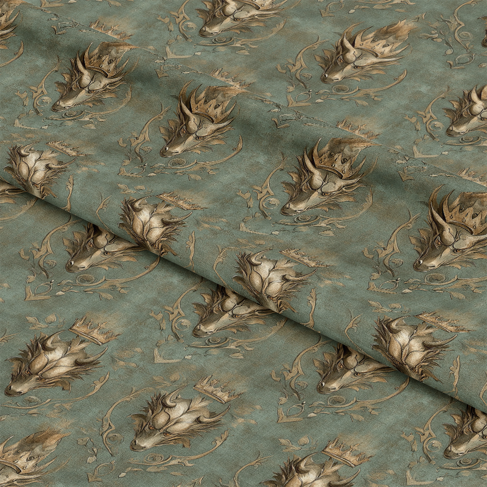 Draconian Royale Pattern 17 Quilting Cotton Fabric