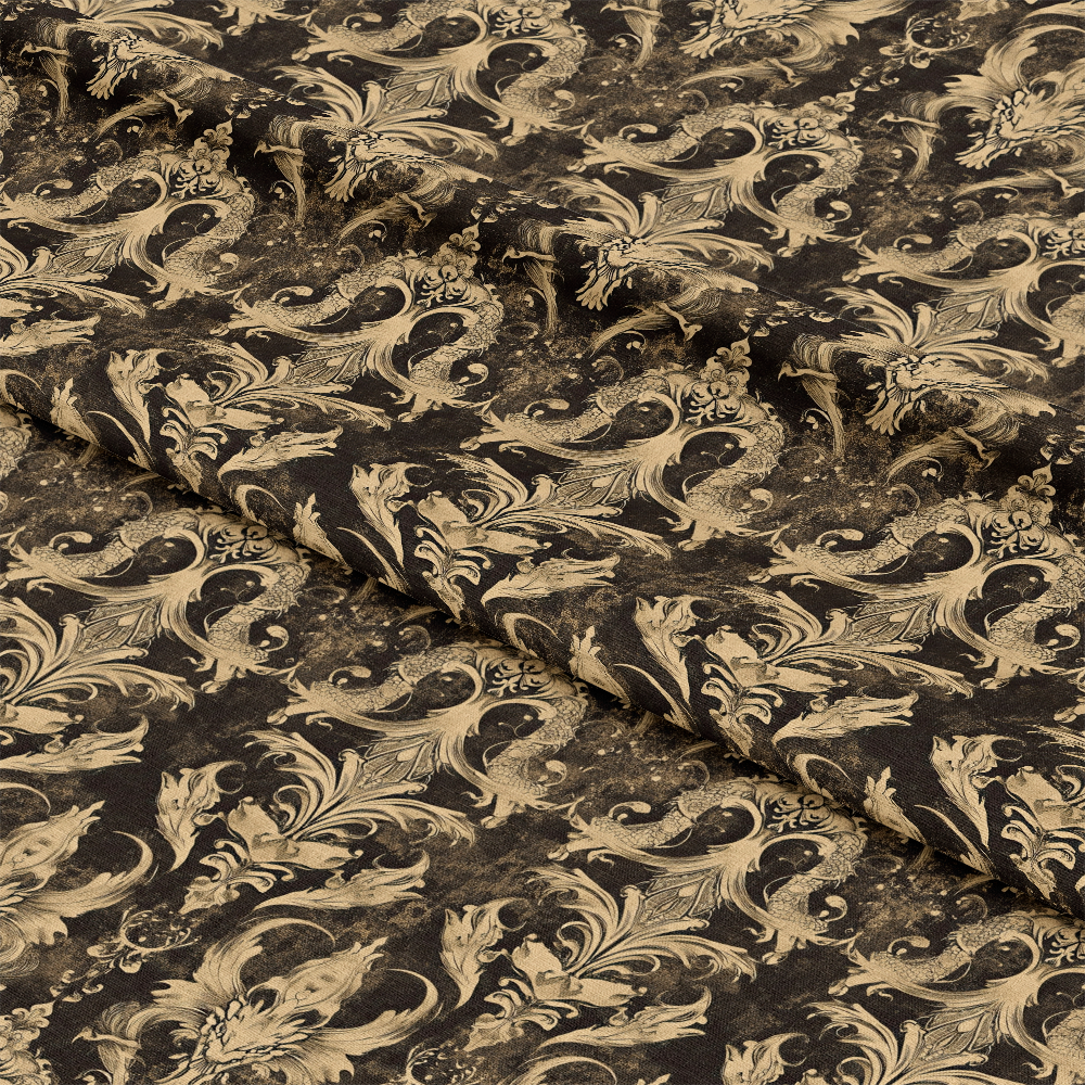 Draconian Royale Pattern 19 Quilting Cotton Fabric