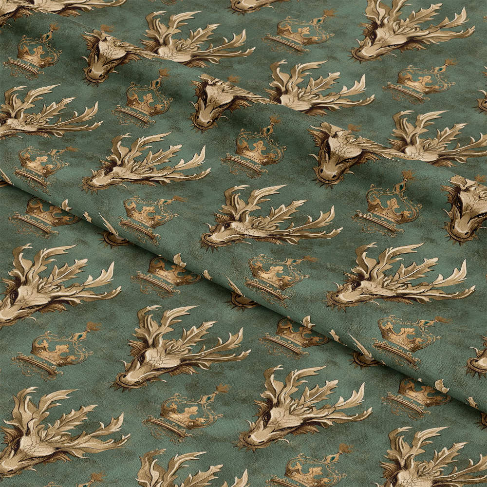 Draconian Royale Pattern 20 Quilting Cotton Fabric