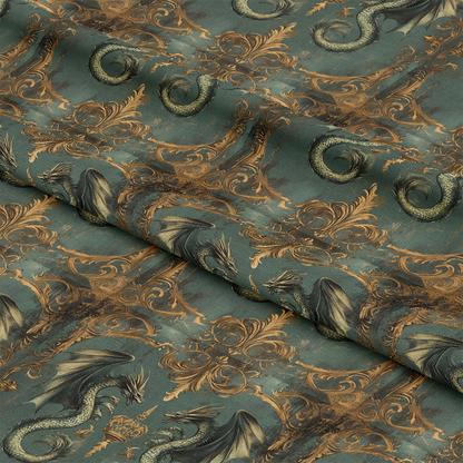 Draconian Royale Pattern 22 Quilting Cotton Fabric