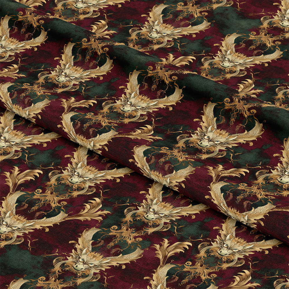 Draconian Royale Pattern 24 Quilting Cotton Fabric