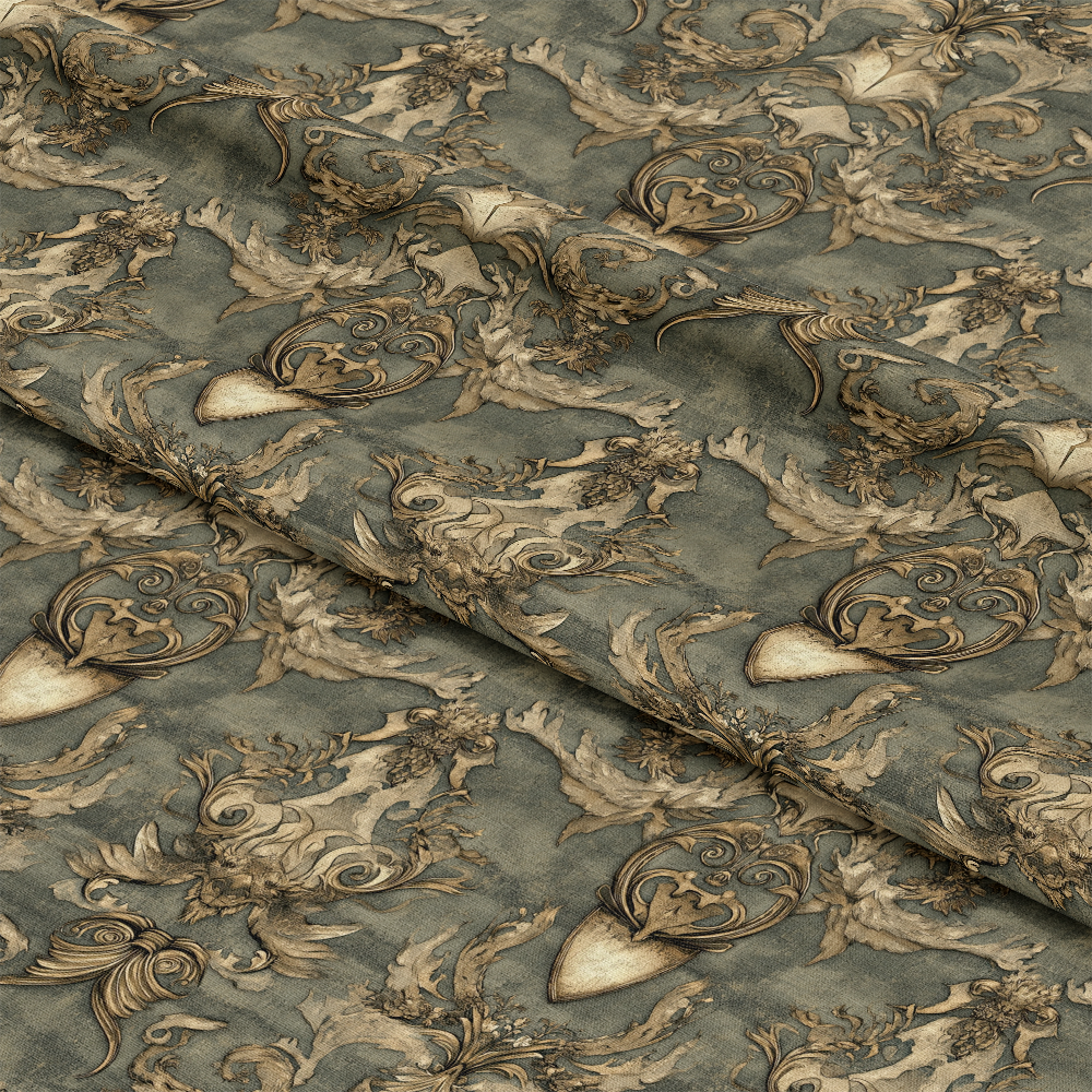 Draconian Royale Pattern 29 Quilting Cotton Fabric