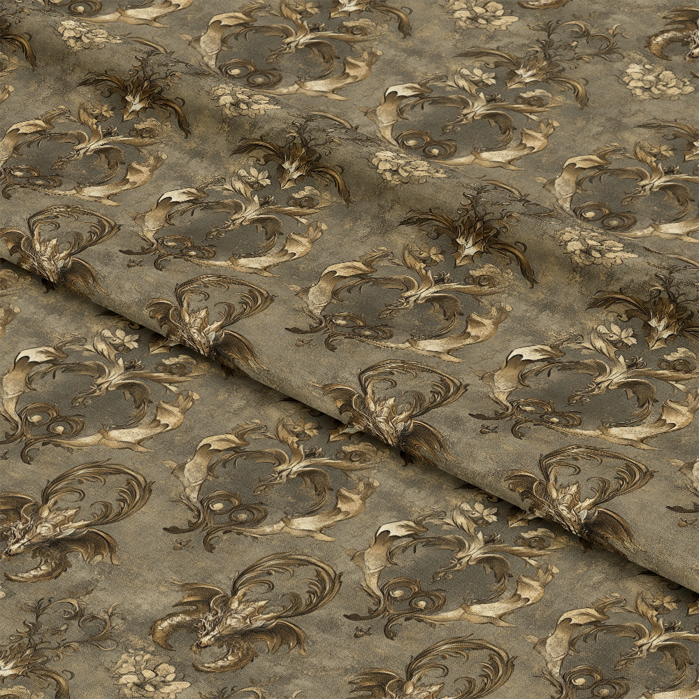 Draconian Royale Pattern 36 Quilting Cotton Fabric