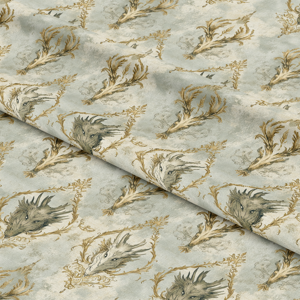 Draconian Royale Pattern 37 Quilting Cotton Fabric