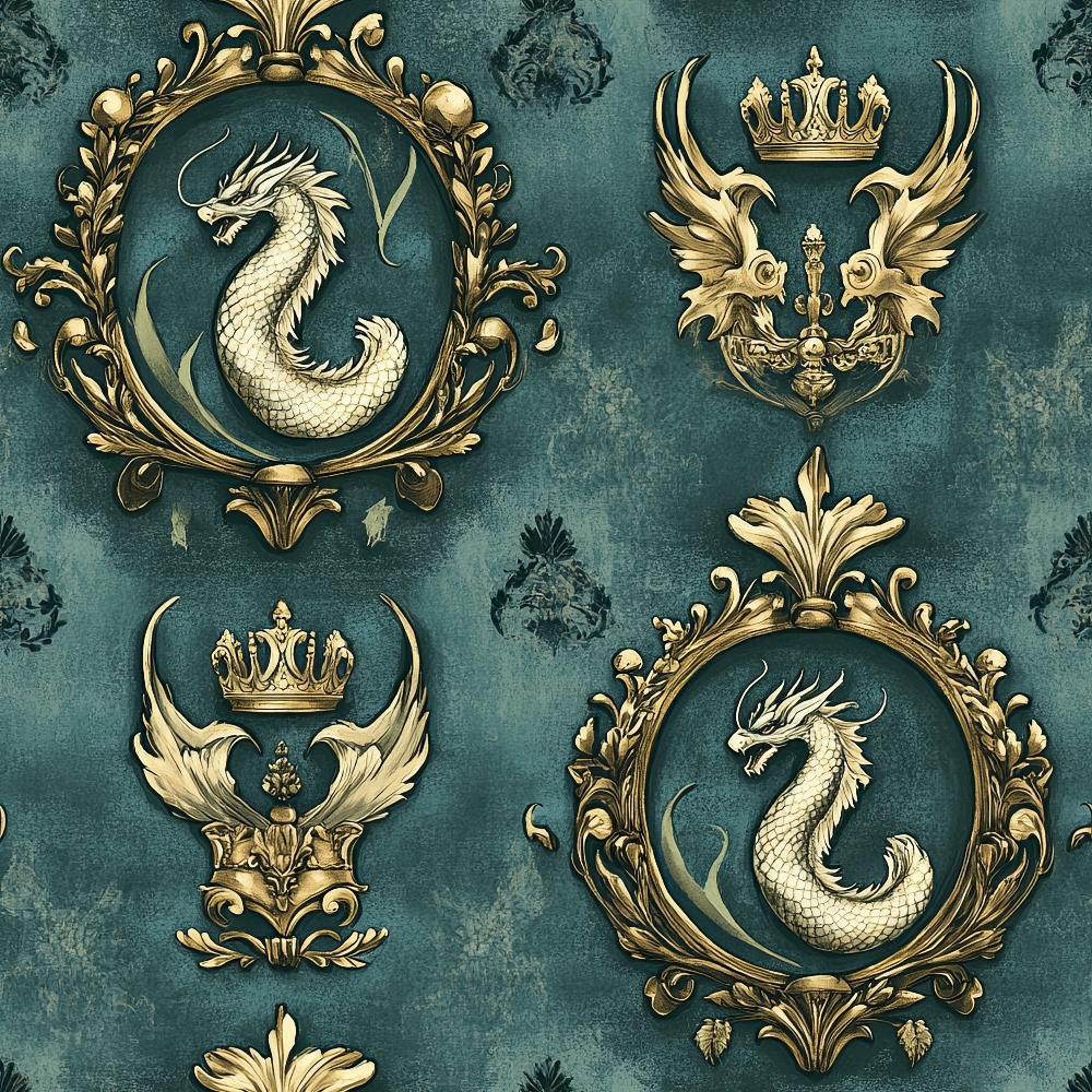 Pattern 38 Draconian Royale Pattern 38 Quilting Cotton Fabric – FabricMegaStore.com