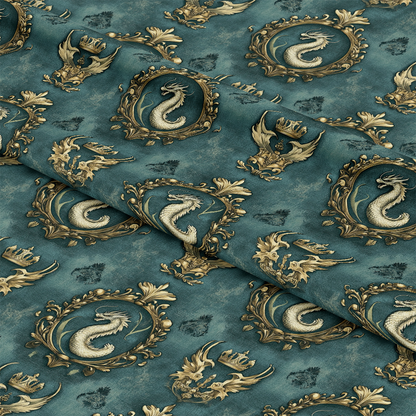 Draconian Royale Pattern 38 Quilting Cotton Fabric