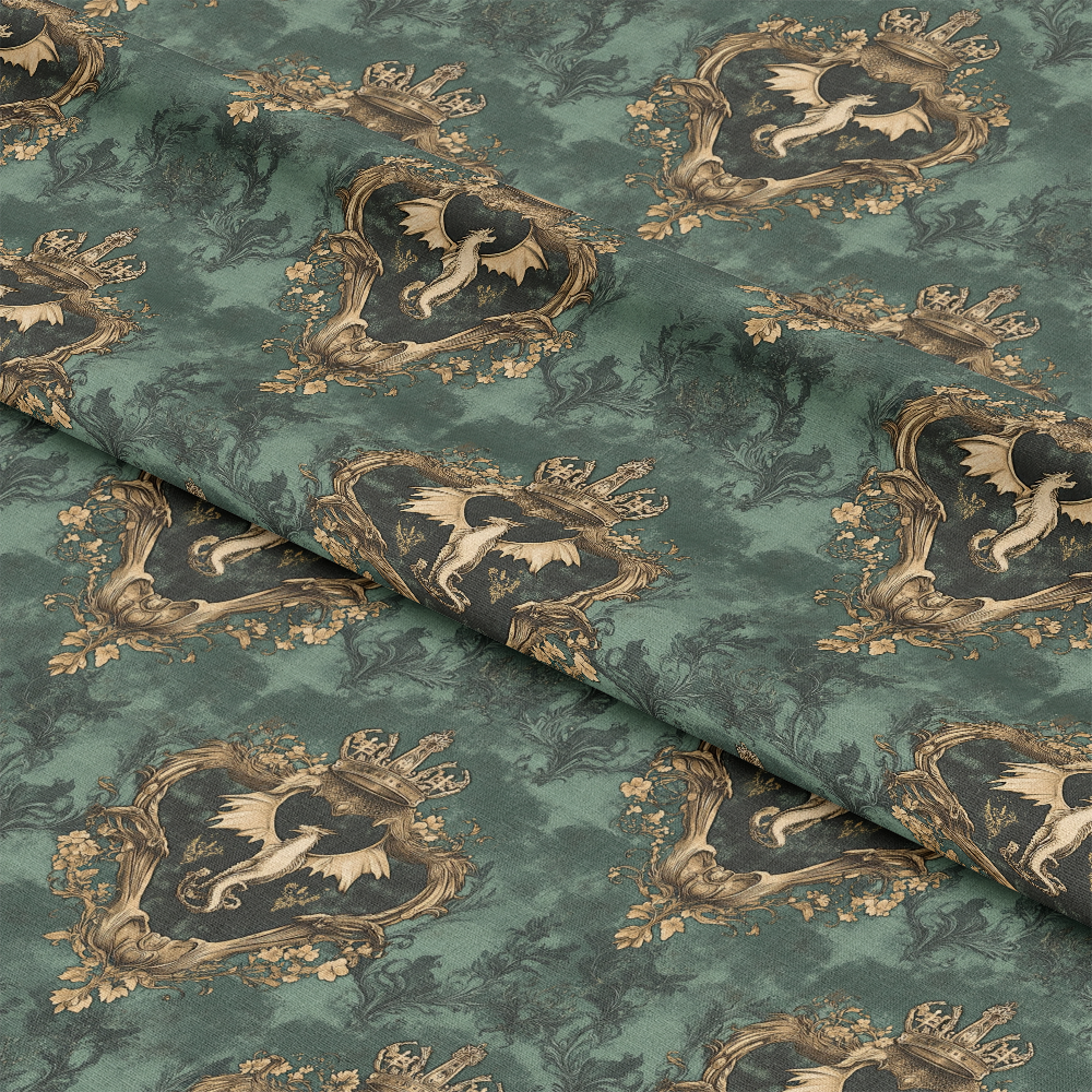 Draconian Royale Pattern 39 Quilting Cotton Fabric