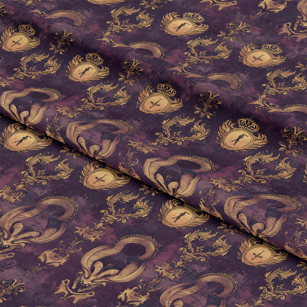 Draconian Royale Pattern 42 Quilting Cotton Fabric