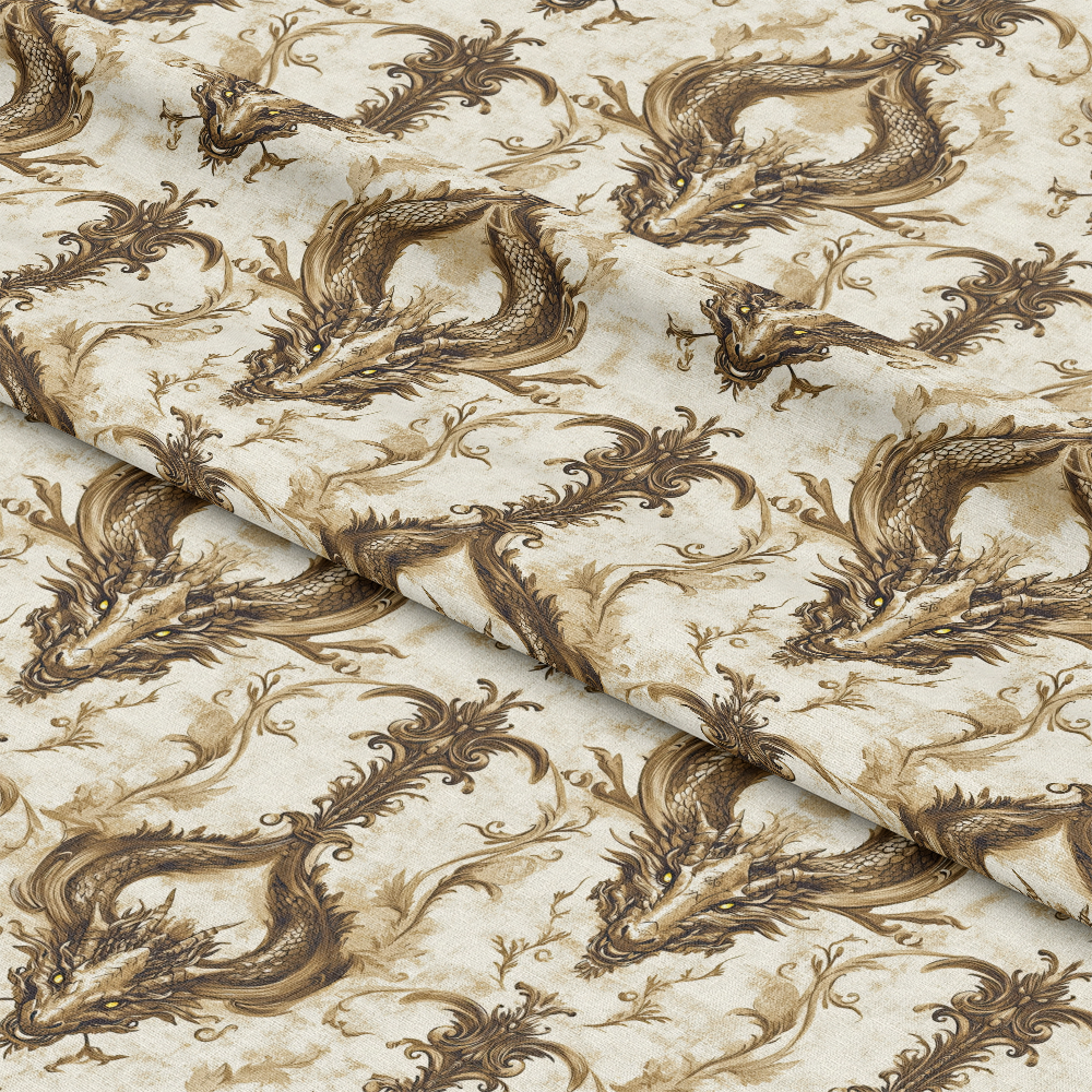 Draconian Royale Pattern 50 Quilting Cotton Fabric
