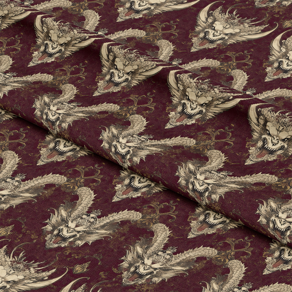 Draconian Royale Pattern 54 Quilting Cotton Fabric