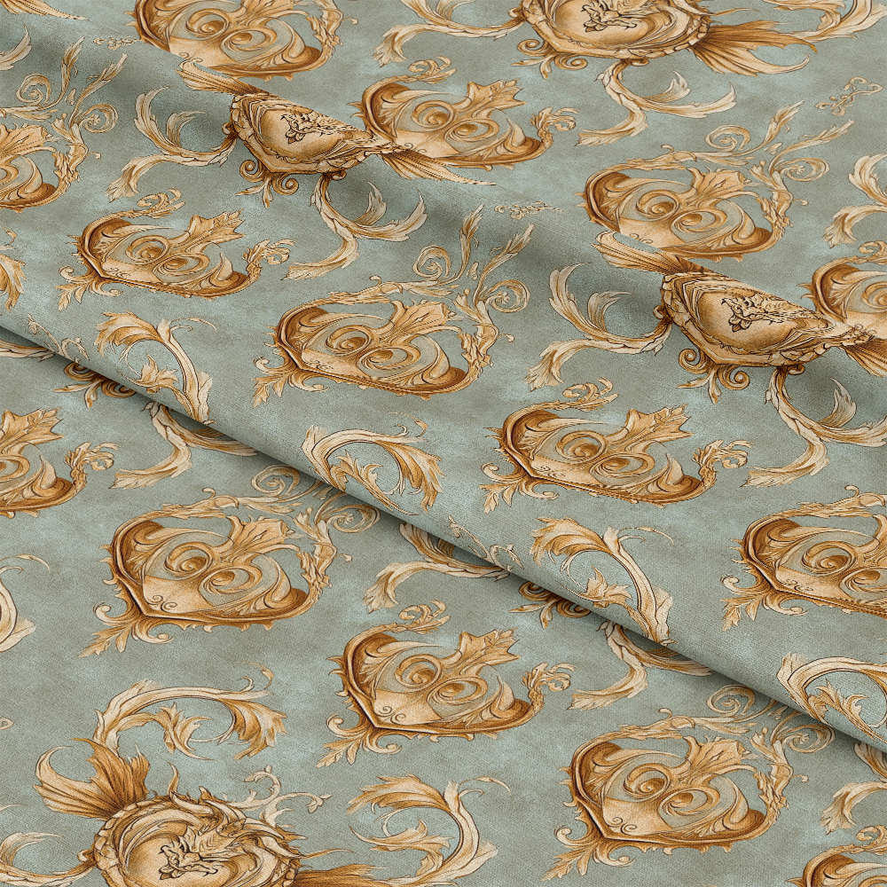 Draconian Royale Pattern 56 Quilting Cotton Fabric