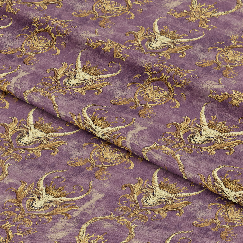 Draconian Royale Pattern 58 Quilting Cotton Fabric