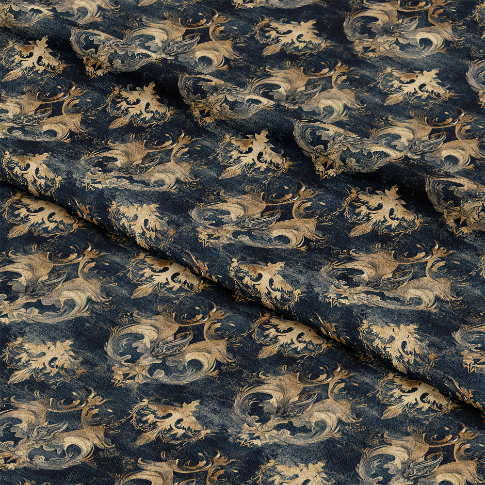 Draconian Royale Pattern 5 Quilting Cotton Fabric