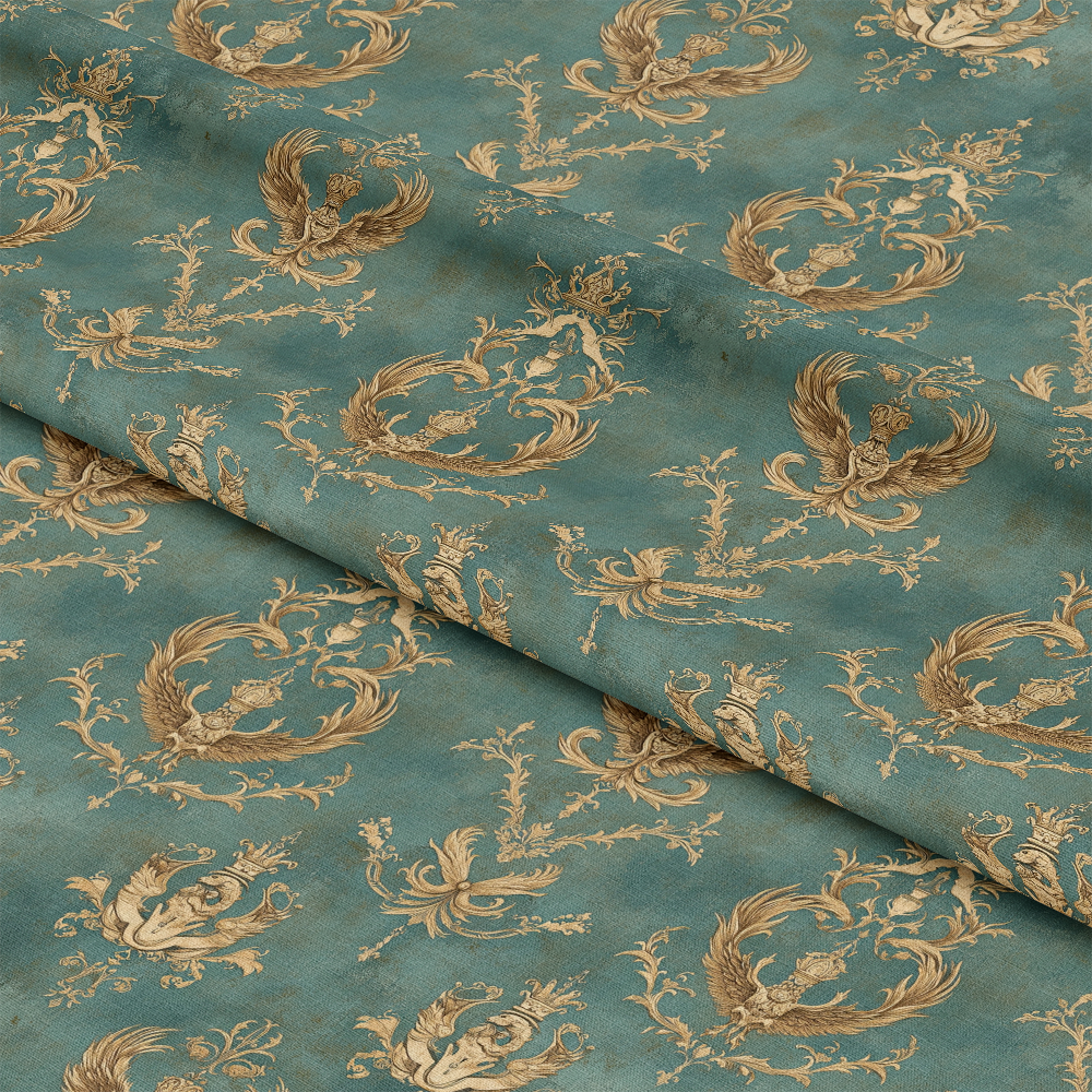 Draconian Royale Pattern 62 Quilting Cotton Fabric