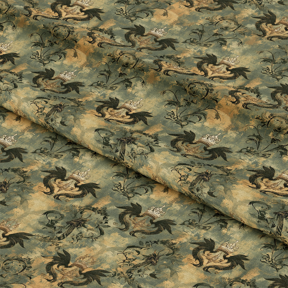 Draconian Royale Pattern 67 Quilting Cotton Fabric