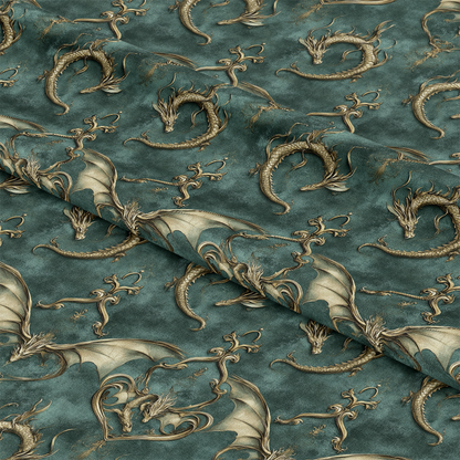 Draconian Royale Pattern 68 Quilting Cotton Fabric