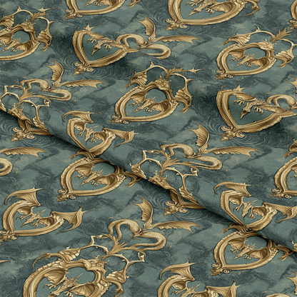 Draconian Royale Pattern 69 Quilting Cotton Fabric