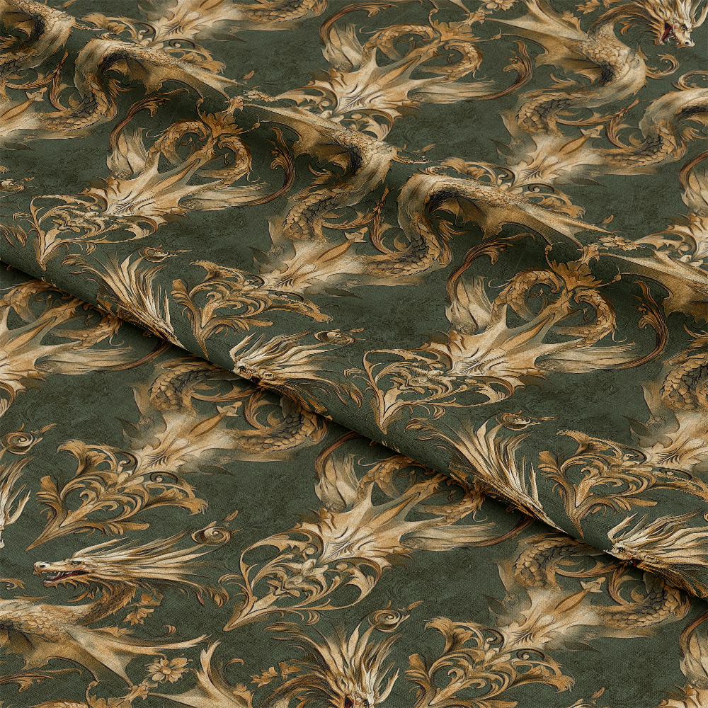Draconian Royale Pattern 70 Quilting Cotton Fabric