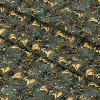 Draconian Royale Pattern 72 Quilting Cotton Fabric