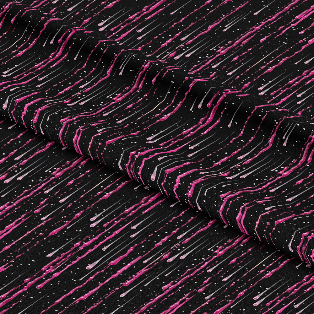 Dripping Pink Liquid Pattern 2 Quilting Cotton Fabric