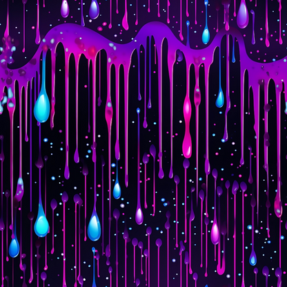 Dripping Purple Liquid Pattern 1 Quilting Cotton Fabric