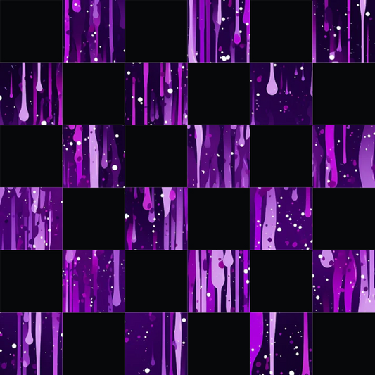 Dripping Purple Liquid Pattern 6 Quilting Cotton Fabric