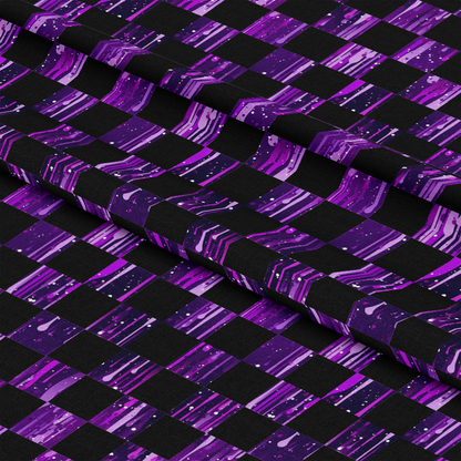 Dripping Purple Liquid Pattern 6 Quilting Cotton Fabric