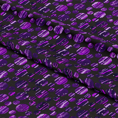Dripping Purple Liquid Pattern 9 Quilting Cotton Fabric