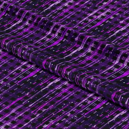Dripping Purple Liquid Pattern 10 Quilting Cotton Fabric