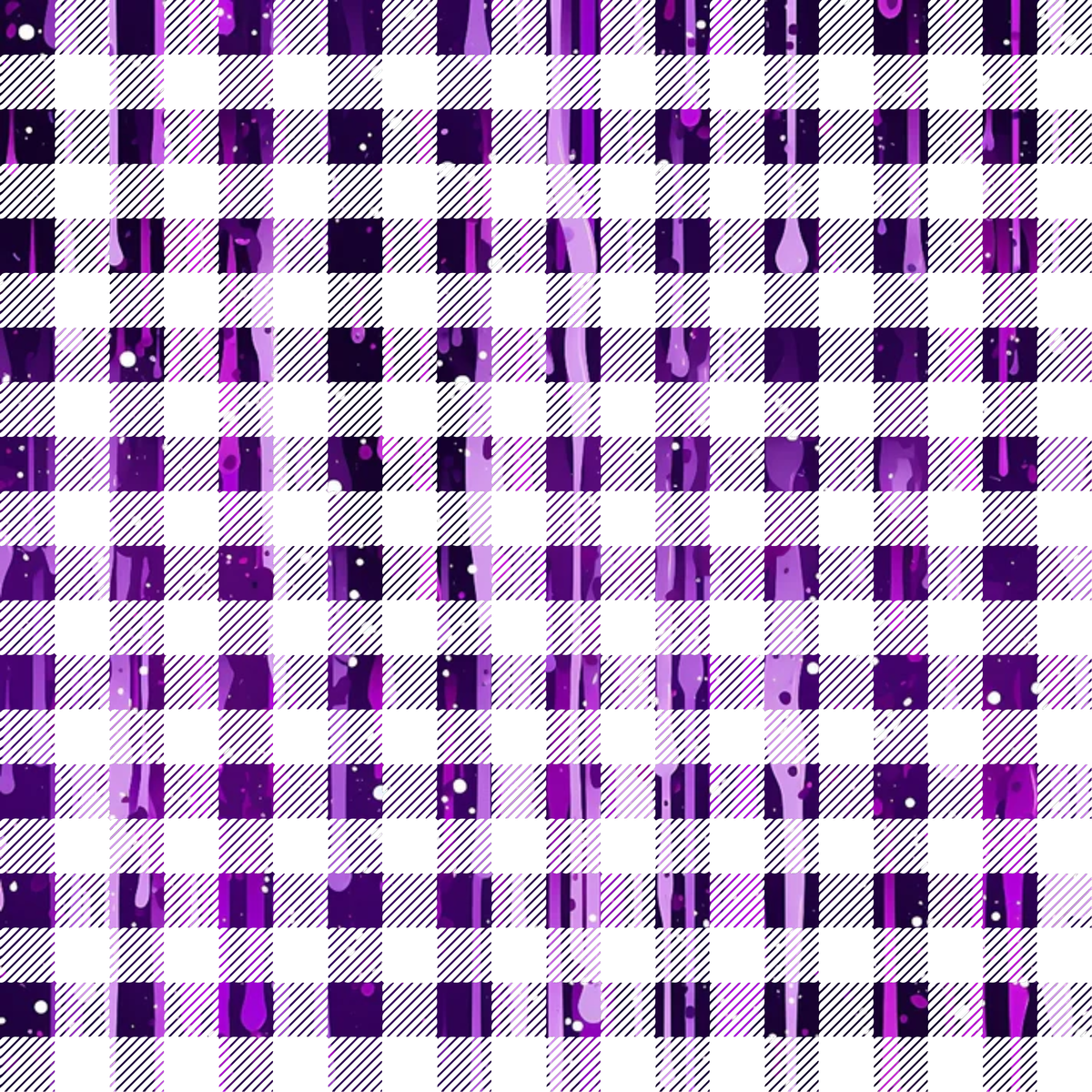 Dripping Purple Liquid Pattern 11 Quilting Cotton Fabric