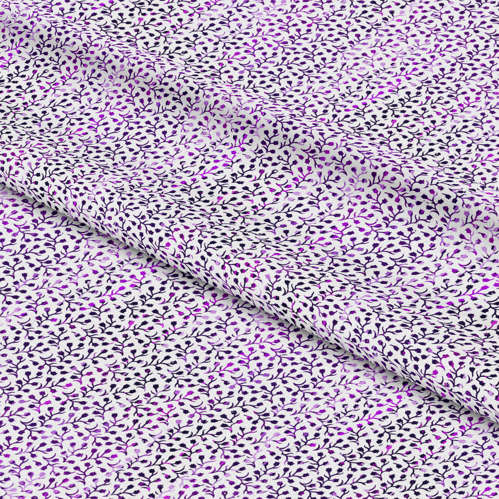 Dripping Purple Liquid Pattern 13 Quilting Cotton Fabric