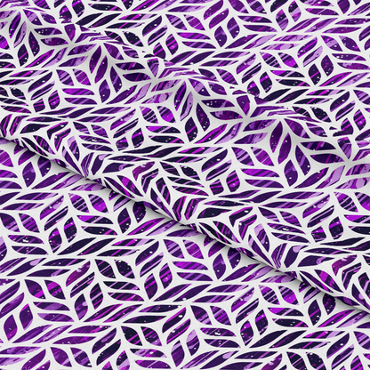 Dripping Purple Liquid Pattern 15 Quilting Cotton Fabric