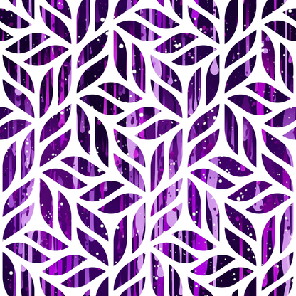 Dripping Purple Liquid Pattern 15 Quilting Cotton Fabric