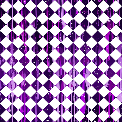 Dripping Purple Liquid Pattern 20 Quilting Cotton Fabric