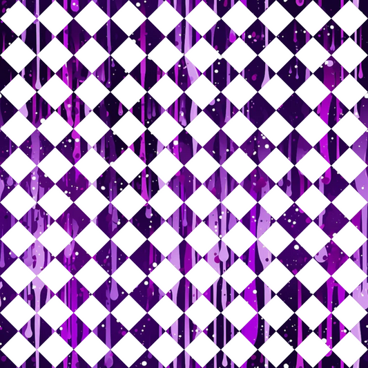 Dripping Purple Liquid Pattern 20 Quilting Cotton Fabric