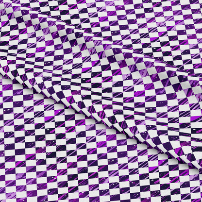Dripping Purple Liquid Pattern 20 Quilting Cotton Fabric
