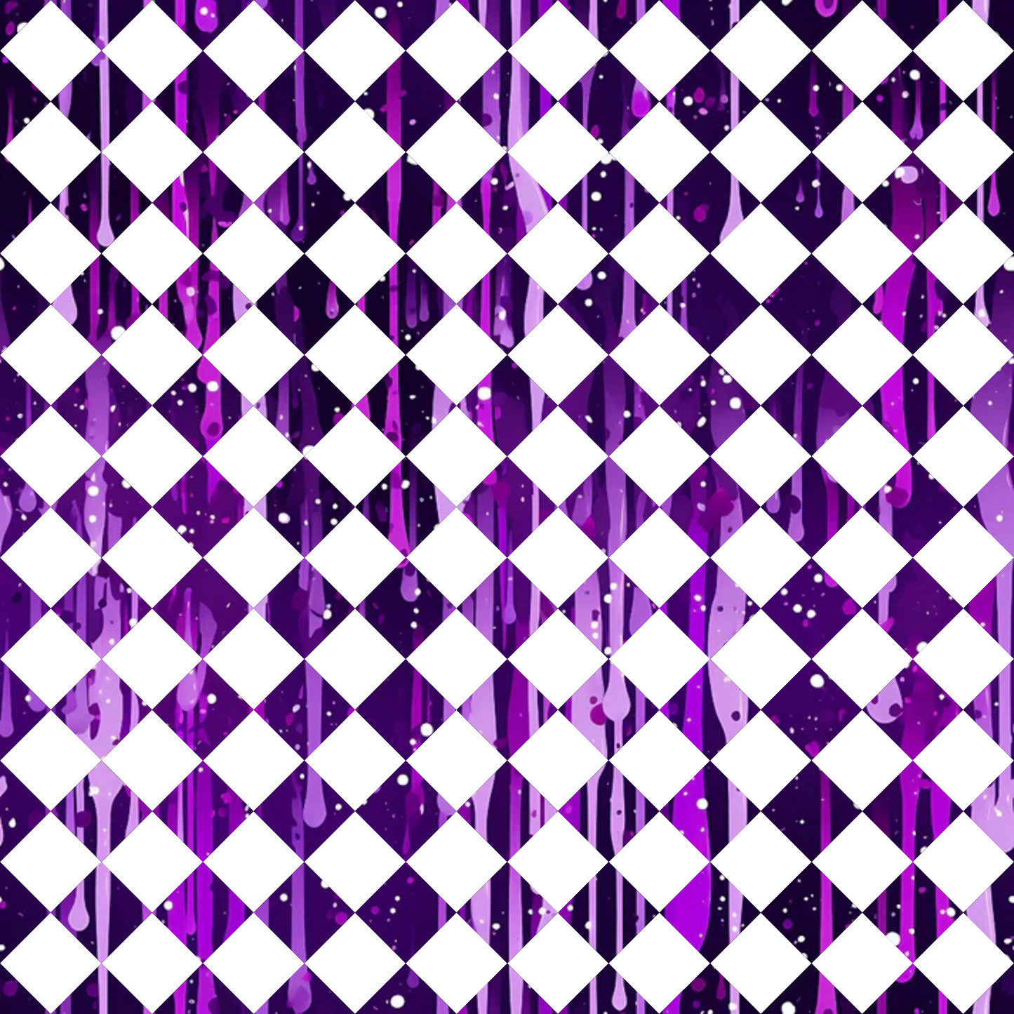 Dripping Purple Liquid Pattern 20 Quilting Cotton Fabric